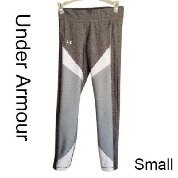 Under Armour Women's UA HeatGear Mid Rise Crop Leggings Jogger Small NWOT - Picture 1 of 7